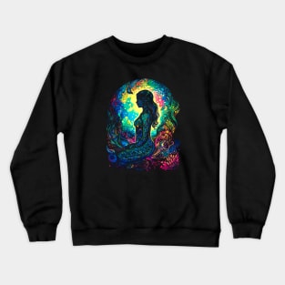 Psychedelic Mermaid #3 Crewneck Sweatshirt